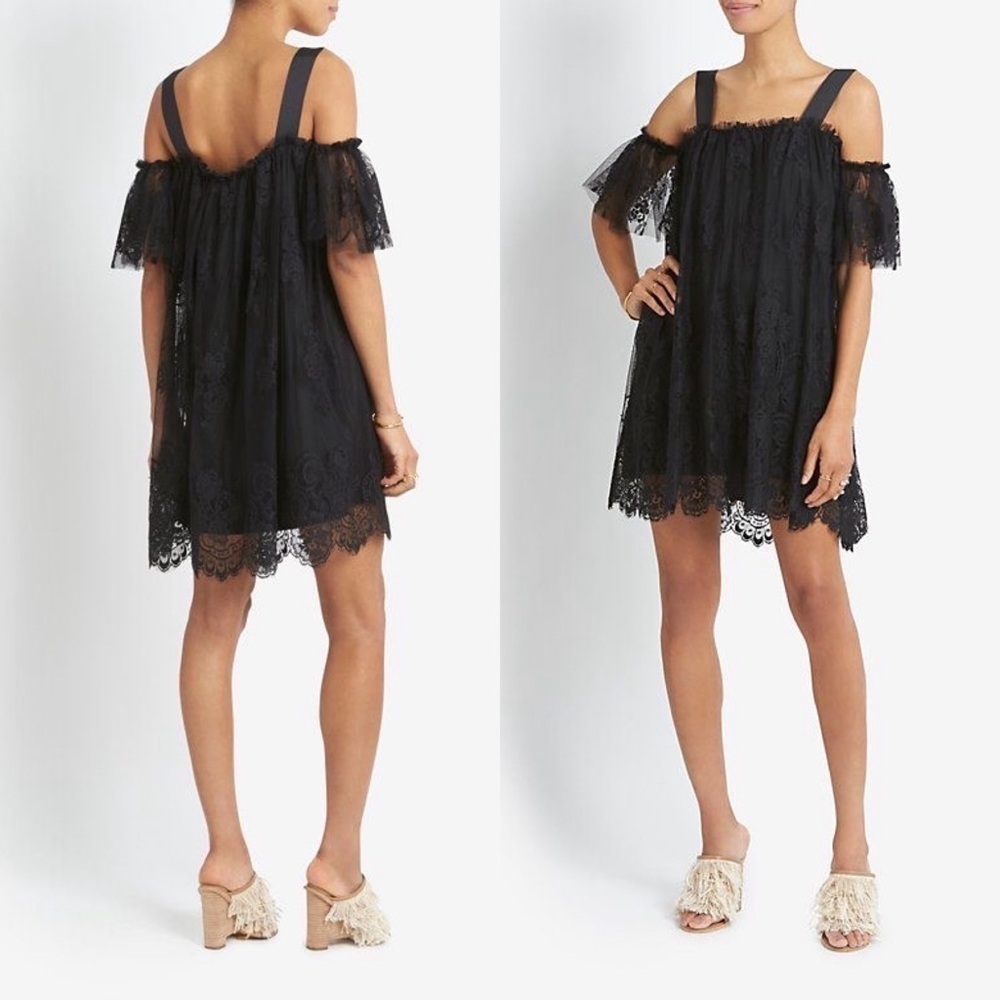 ALEXIS Hyde Black Lace Mini Dress size XS